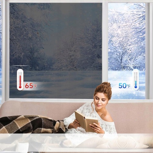 Pellicola Finestra Specchio Unidirezionale Adesiva Oscurante 44,5x200cm - Foto 6 di 11