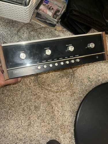 Amplificador integrado estéreo vintage Heathkit modelo AA-1214 no probado - Imagen 1 de 8