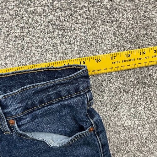 Levis 527 Jeans Herren 31x32 Medium Wash Slim Boot Cut Blau Denim Western Cowboy - Bild 7 von 14