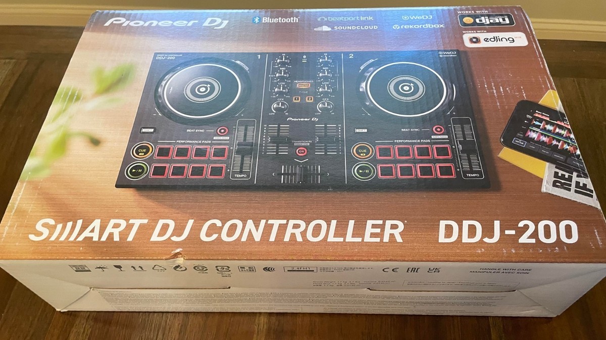 Pioneer Ddj-200 DDJ200 DJ Controller Audio-technica Headphones