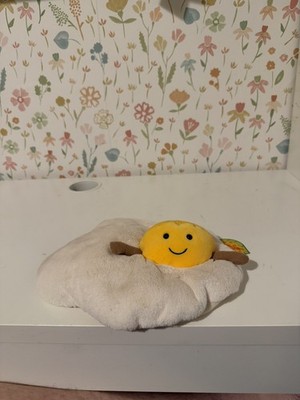 Jellycat Amusables Spiegelei Brandneu mit Etikett Selten Retired