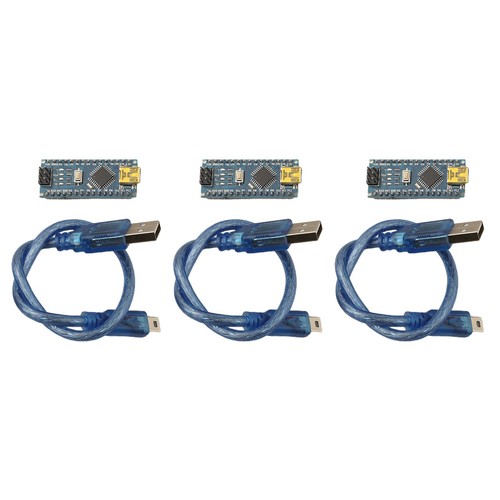 Effizient für Nano Board Paket mit 3 USB Kabeln für Arduino Projekte - Picture 1 of 12