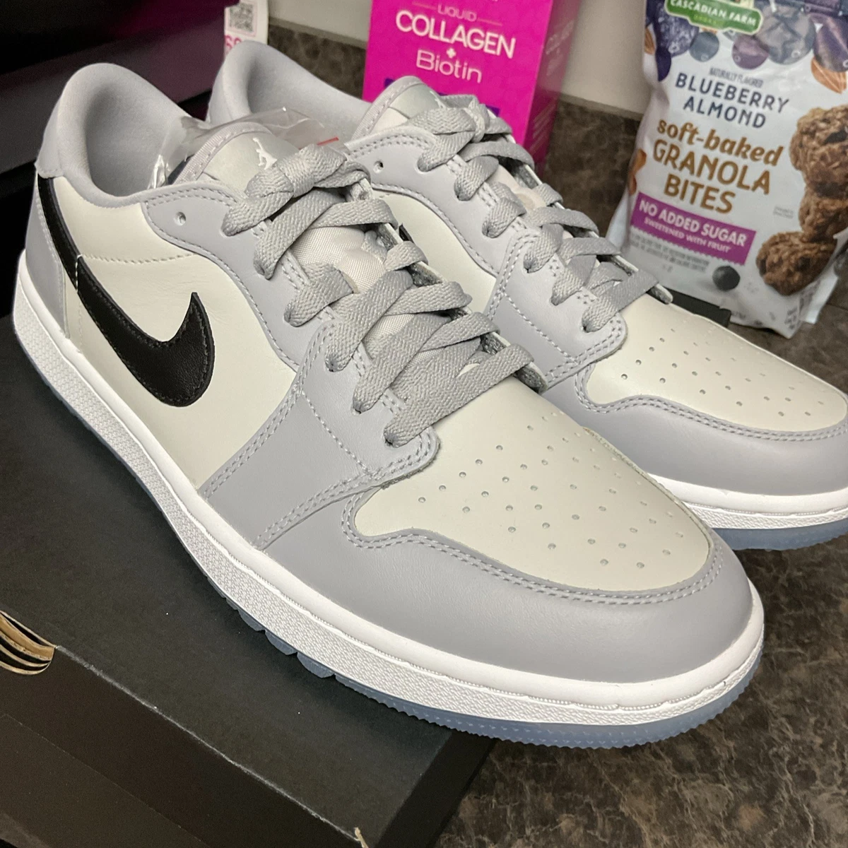 Jordan 1 Low Golf Wolf Grey for Sale | Authenticity Guaranteed | eBay