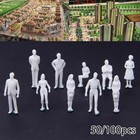 Figures Model Miniature Figures Miniature Model People Train 50/100Pcs