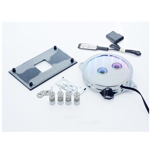 Water Cpu Cooler Block Temperature Sense Motherboard Heatsink 4pin RGB/3pin RBW - Picture 6 of 8