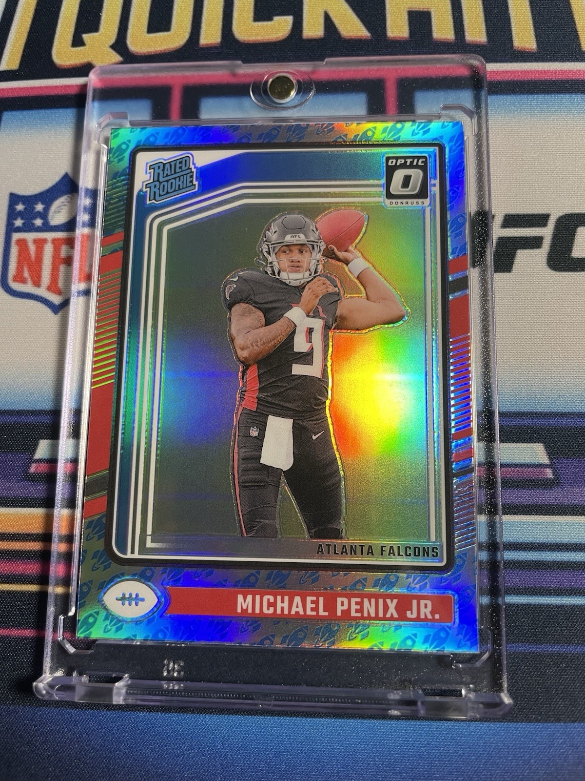 2024 Panini Donruss Optic Rated Rookie Michael Penix Jr. #279 SSP Rocket Emoji!!