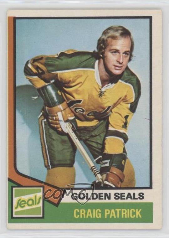 1974-75 O-Pee-Chee Craig Patrick #262 HOF