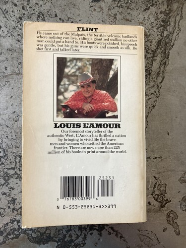 Louis L'Amour, Flint - Paperback Western Book - Bild 3 von 4