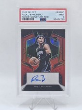 2022 Select Paolo Banchero Rookie Auto Red /99 PSA 9 Mint #RSPBC Magic RC