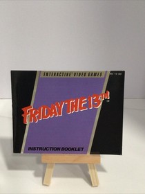 Friday the 13th Nintendo NES Horror Game Complete W/ Manual Styrofoam VGC