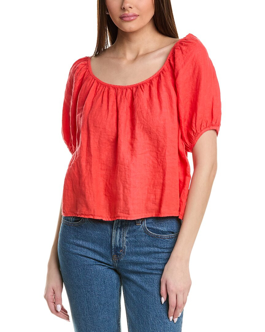 Женская льняная блузка из бархата от Graham & Spencer Dana