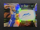 2018-19 Panini Select Mikal Bridges Rookie Auto Silver /199 RC Knicks