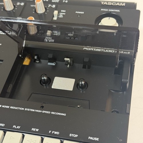 TASCAM 414MKII Portastudio Cassette MTR Tested Power On With Box Manual Japan - Picture 6 of 10