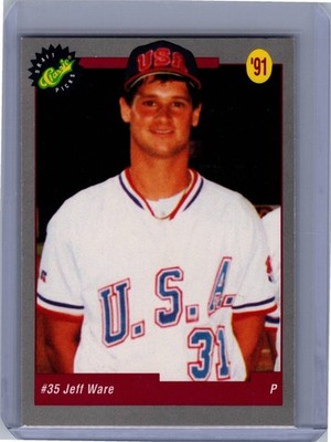 1991 Classic Draft Picks #31 Jeff Ware NM+