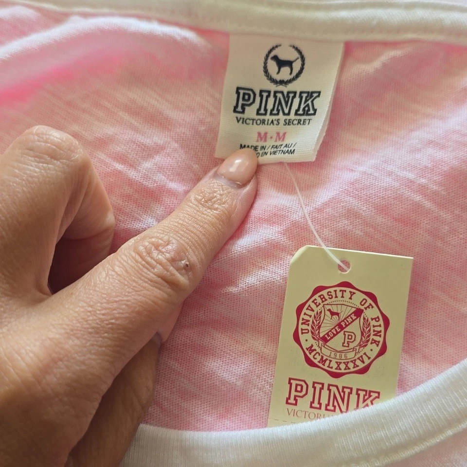 Conjunto de leggings Victoria Secret rosa neón Foto 2 de 4