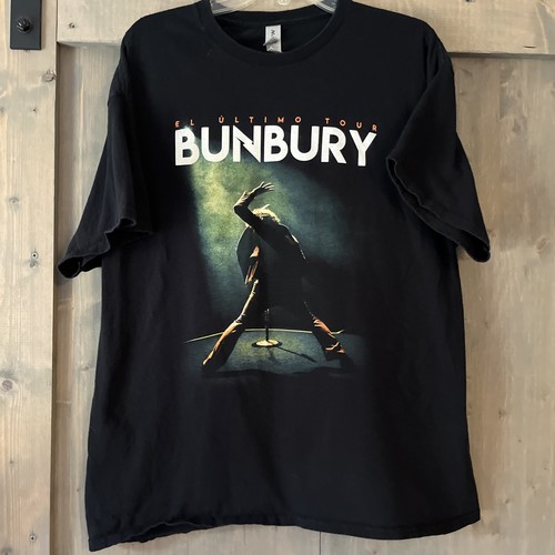 Bunbury 2022 El Ultimo Tour Concert T-Shirt Men's Size XL 100% Cotton Music Rock - Picture 1 of 7