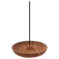 RäUcherstäBchenhalter Aus Teakholz - Rund - 1,8*12*12*12 Cm