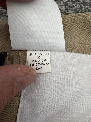 Nike Herren Golfshorts Chino Sandbraun W36 Neu mit Etikett - Bild 5 von 7
