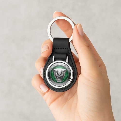 Jaguar Llavero Cuero | Llavero Logo Coche | Accesorios Coche - Imagen 7 de 13