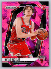 2024-25 Panini Prizm Matas Buzelis #252 Pink Ice Prizm (RC) *4