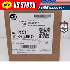 New Factory Sealed Allen-Bradley 25B-D6P0N114 PowerFlex 525 AC Drive US Free Tax
