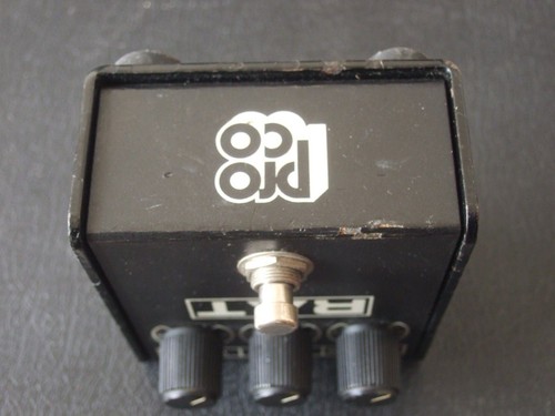 ProCo Rat 2 Distortion Pedal USA Made LM308P Chip Used Guitar Effects - Picture 4 of 9