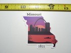 MISSOURI SMALL STICKER DECAL STATE PRIDE BIRTH TRAVEL VACATION TRIP USA