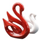 2Pcs Swan Sculptures Minimalist Home Living Room Decorations