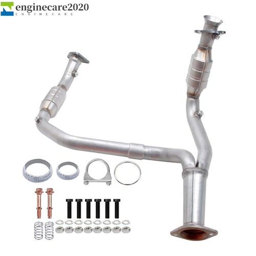 Exhaust Y-Pipe Catalytic Converter For 2007-2008 GMC Sierra 1500 4.8L 5.3L 6.0L - Picture 1 of 11