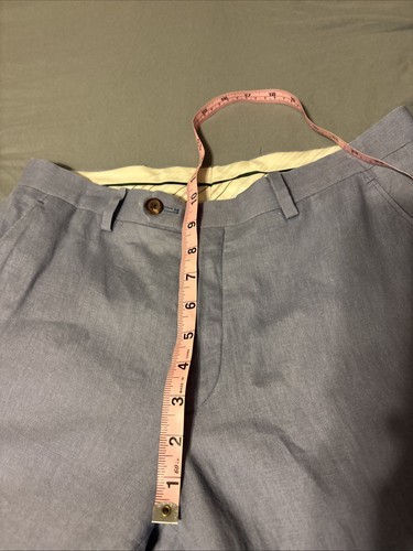 Lauren Ralph Lauren Black Label Men’s Linen Pants Blue Size 31 Slim Fit - Picture 5 of 7