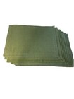 Pottery Barn Placemats Set of 8 Woven Cotton Sage Green India
