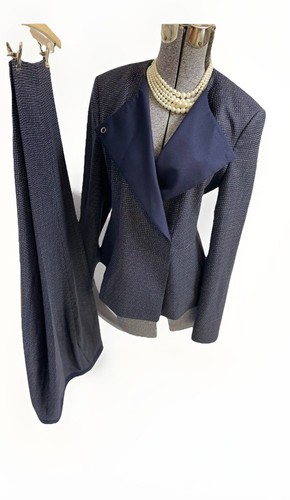Hugo Boss Pant Suit Size 8 10 Two Piece Set Lightweight Performance Wool Pocket - 第 1/24 張圖片