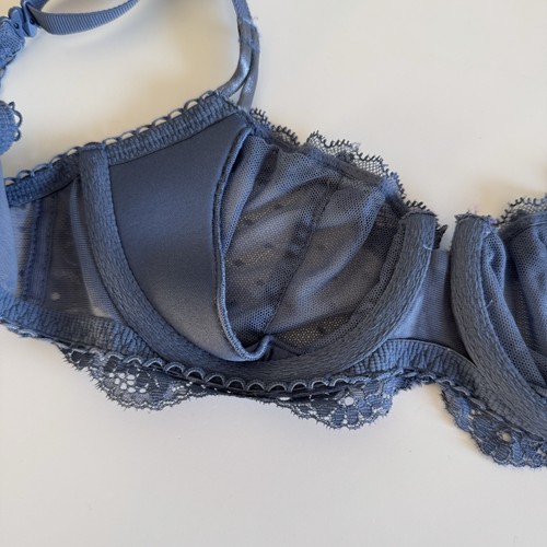 Victorias Secret Dream Angels Push Up Bra Size 32B Sheer No Padding Coquette - Picture 8 of 14