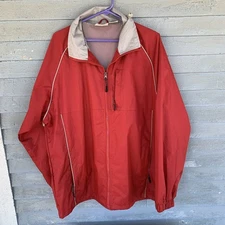 10,000 Feet Above Sea Level Jacket Adult XL Red Full Zip Pockets