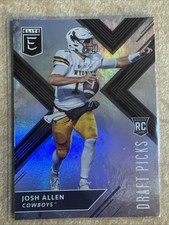 2018 Panini Elite Edition Draft Picks Josh Allen Rookie #103 White Jersey