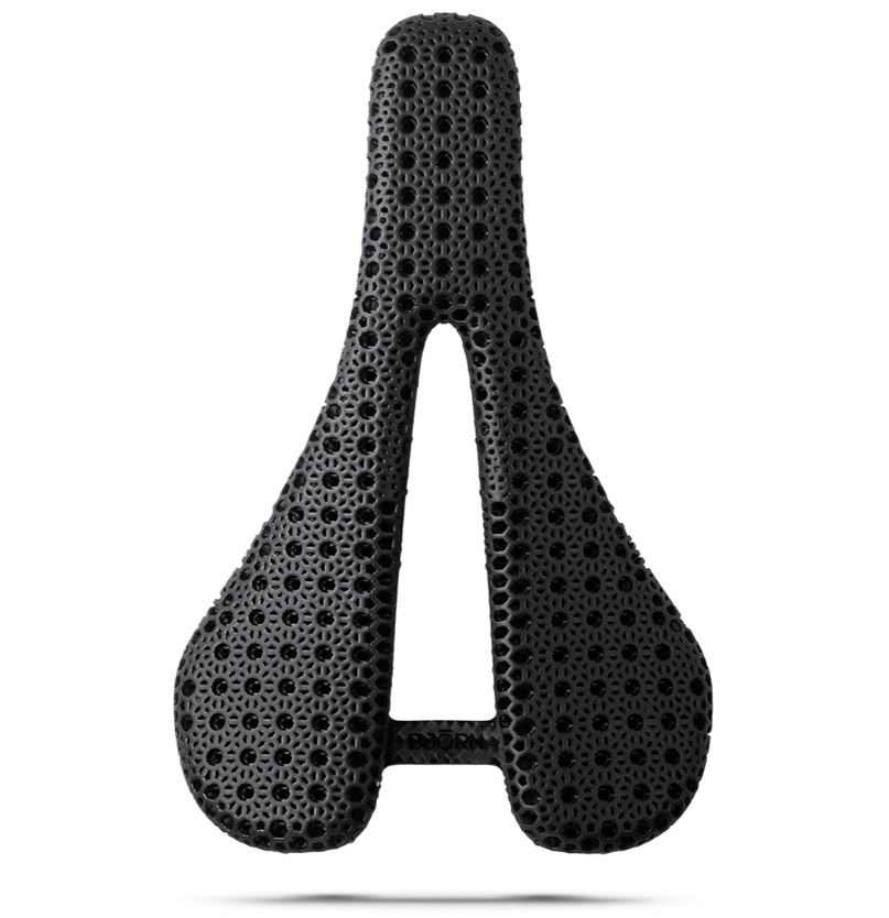Bjorn Cycles Carbon Bicycle Short-Nose Saddle w/ 3D-Printed Pad