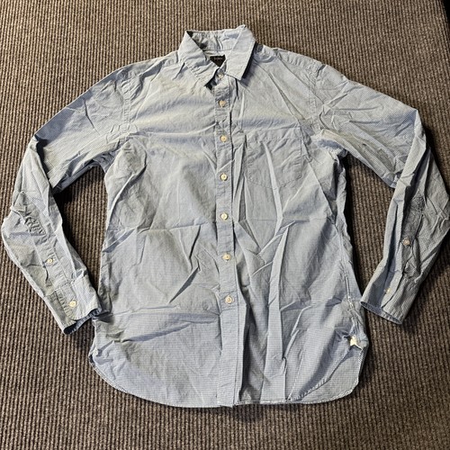 J Crew Top Men’s S Blue Plaid Dress Shirt Button Down - Picture 1 of 7