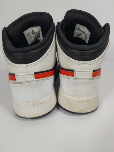 Air Jordan Chicago Mid 1’s Jugend (4,5 Jahre) schwarz weiß passt Damengröße 6 - Bild 8 von 18
