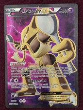 Pokémon TCG 2016 Alakazam EX-Full Art Rare Card 117/124 XY Fates Collide LP