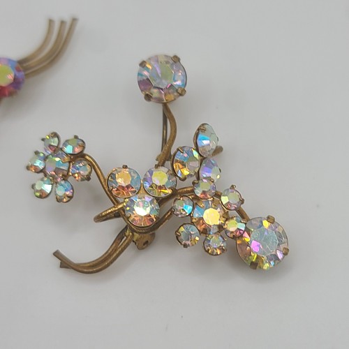 Vintage Rhinestone Brooch Lot Unsigned Austria SUPER SPARKLES - Picture 3 of 17