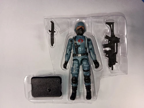 GI. Joe Cobra Trooper Night Watch figure Black 2005 Hasbro Complete TRU ARAH new
