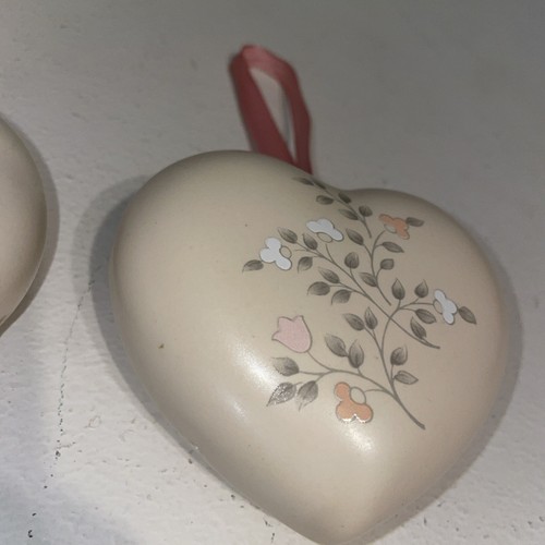 PFALTZGRAFF REMEMBRANCE HEART Hanging Potpourri Pomander Holder Retired USA Set - Picture 3 of 24