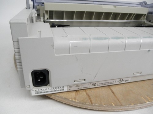 Oki MICROLINE 320 Turbo 9-PIN Dot Matrix Printer GE7000A No Input Tray Tested - Picture 11 of 12