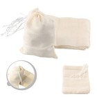 10x Cotton Muslin Drawstring Straining-Bag For Spice Herb Bouquet Garni 10*15cm