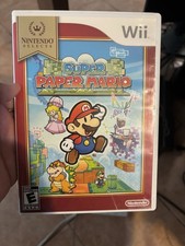 Super Paper Mario Nintendo Selects Edition (Nintendo Wii) Complete Case + Manual