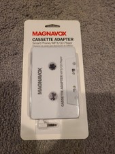 🔊 MAGNAVOX 3.5mm Cassette/Car Adapter iPhone/Samsung/Android/MP3/CD/DVD 🆕 NEW!