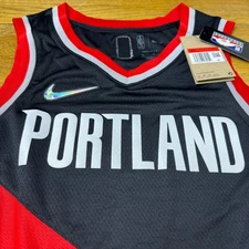 Portland Trail Blazers Jersey Mens Large 48 NBA Swingman Icon Edition 75th Nike