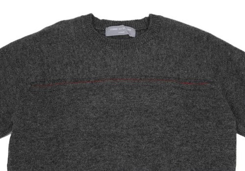 COMME des GARCONS HOMME Wool Stitch Design Knit Sweater Size S-M(K-159016) - Picture 2 of 12