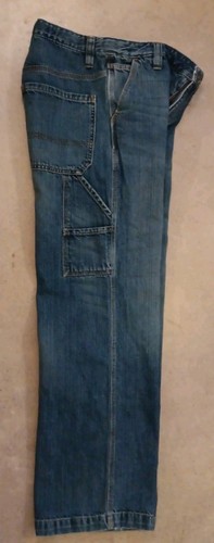 Old Navy ⭐Maler⭐Jeans 28x29 blau Baggy Loose Fade Wide Leg Carpenter Vintage - Bild 4 von 15