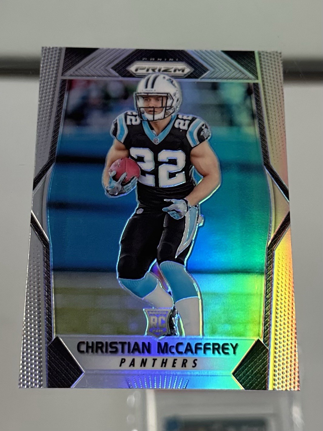 2017 Panini Prizm #249 Christian McCaffrey RC Silver Prizm